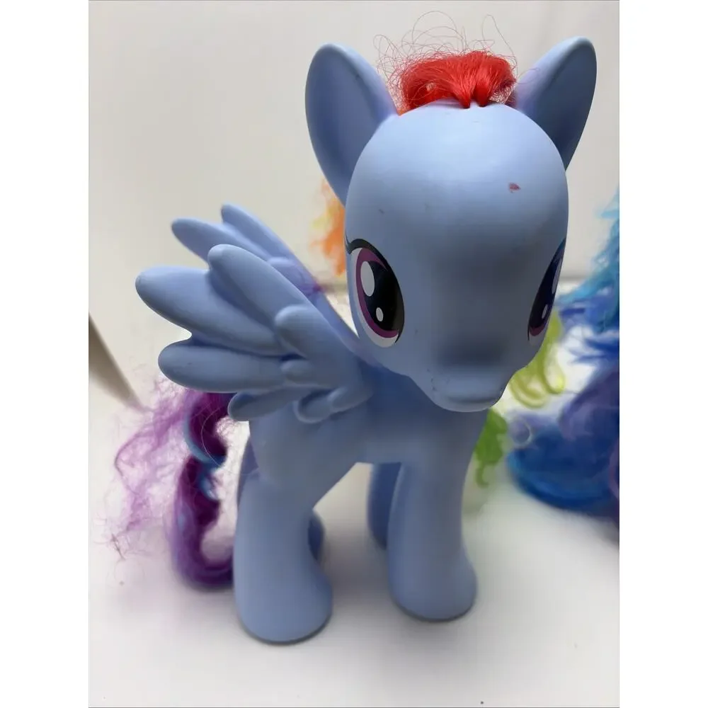My Little Pony G4,G3 Brushable, Rainbow Dash, Izzy Moonbow, Breezie, Fluttershy